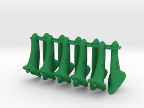 10 pcs. 28mm F2D Control Horn - v2.1 in Green Processed Versatile Plastic