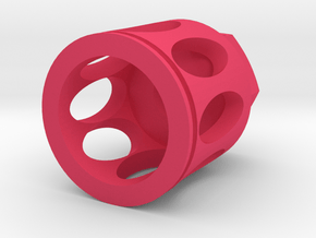 Rex Muzzle Flash Hider 14mm- Nylon Polymer in Pink Processed Versatile Plastic