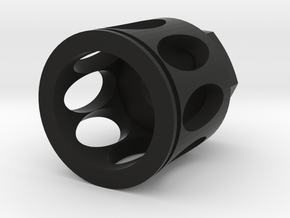 Rex Muzzle Flash Hider 14mm- Nylon Polymer in Black Premium Versatile Plastic