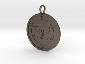 Furfur Medallion in Polished Bronzed-Silver Steel