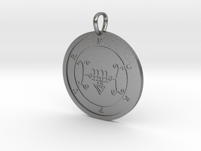 Furfur Medallion in Natural Silver