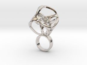 Matricix small in Rhodium Plated Brass