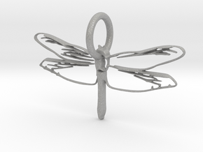 Dragonfly Pendant in Aluminum