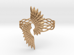 Angel Wings Ring in Natural Bronze: 5 / 49