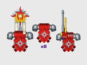 10x Sorcerer Sun - G:4 Squad PACs in Tan Fine Detail Plastic