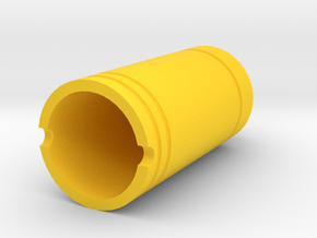 Airsoft Amplifier Nozzle (14mm-) in Yellow Processed Versatile Plastic