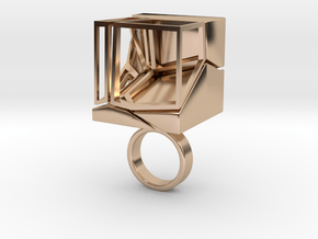 Mocube in 14k Rose Gold Plated Brass