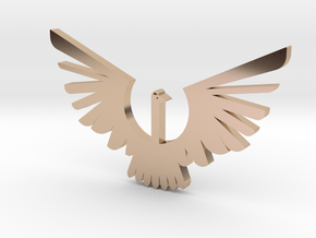 pigeon in 14k Rose Gold Plated Brass
