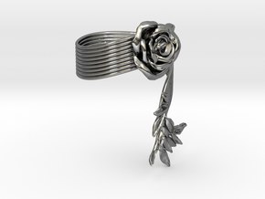Fantasia_spiral: la Rose et Daphne in Fine Detail Polished Silver
