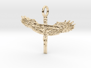 Creator Pendant in 14k Gold Plated Brass