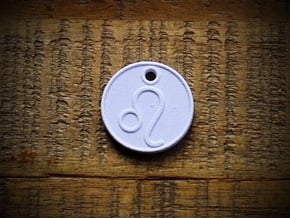 Leo Aromatherapy Pendant in Natural Sandstone