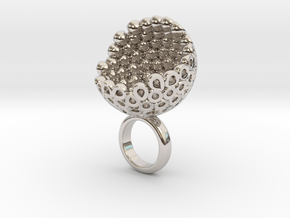 Coconto 2  in Rhodium Plated Brass