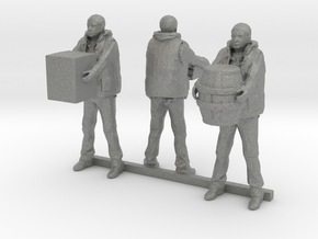 HO Scale Dock Workers in Gray PA12