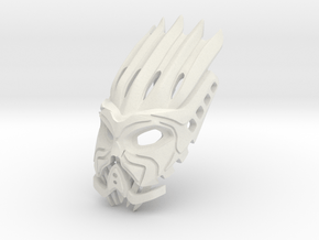 The Element Lord of Fire Face/Helmet in White Natural Versatile Plastic