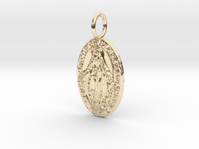 Creator Pendant in 14k Gold Plated Brass