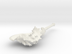 Dragon Axe in White Natural Versatile Plastic: 1:20000