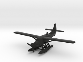 de Havilland Canada DHC-3-T Turbo-Otter Seaplane in Black Natural Versatile Plastic: 1:200