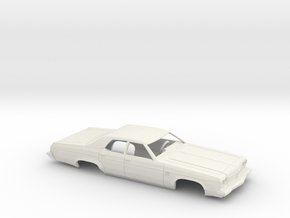 1/64 1973 Oldsmobile Delta 88 Sedan Body in White Natural Versatile Plastic