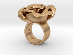 Rosa _Ring_S in Natural Bronze