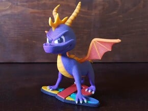 Spyro The Dragon in Natural Full Color Sandstone