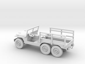 1/100 Scale 6x6 Jeep MT Cargo in Tan Fine Detail Plastic