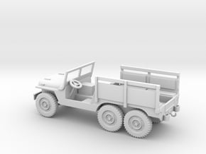 1/100 Scale 6x6 Jeep MT Ambulance in Tan Fine Detail Plastic