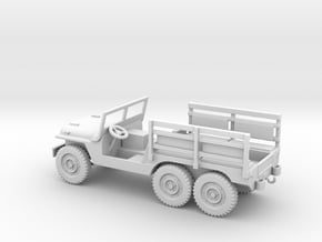 1/100 Scale 6x6 Jeep MT Troop in Tan Fine Detail Plastic