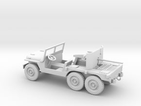 1/100 Scale 6x6 Jeep MT T14 37mm Gun Carrier in Tan Fine Detail Plastic
