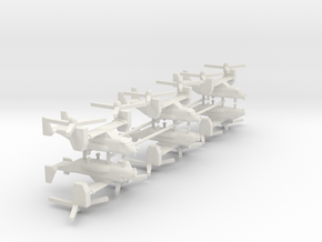 1/500 CV-22 / MV-22 Osprey (x6) in White Natural Versatile Plastic