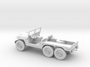1/100 Scale 6x6 Jeep MT Tug in Tan Fine Detail Plastic