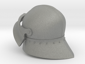Medieval Sallet compatible with playmobil figure in Gray PA12