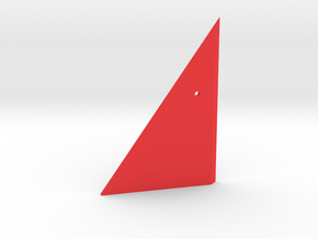 Prism P7 - Right Dock Wall (Top Half) (PART) in Red Processed Versatile Plastic