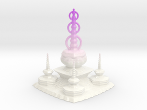 Pagoda in Glossy Full Color Sandstone