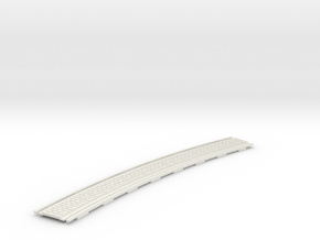 p-165st-long-curved-r2-tram-track-100-w-slim-2a in White Natural Versatile Plastic