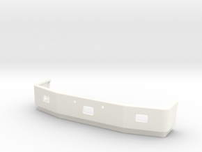 Peterbilt 377SBA Front Bumper in White Processed Versatile Plastic