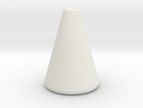 Simple Conical Light Cord Pull in White Premium Versatile Plastic