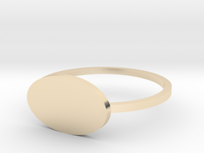 Ellipse 17.35mm in 14K Yellow Gold