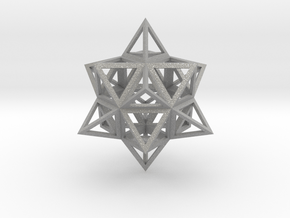 Wireframe Stellated Vector Equilibrium 3"  in Aluminum