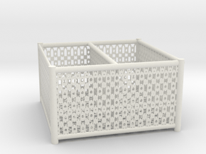 Storage box in White Natural Versatile Plastic