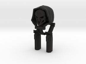 Custom Reaper Overwatch Inspired Mask for Lego in Black Premium Versatile Plastic