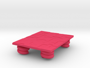 table in Pink Processed Versatile Plastic