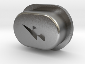 Y_mod_S Engraved Button Only in Natural Silver