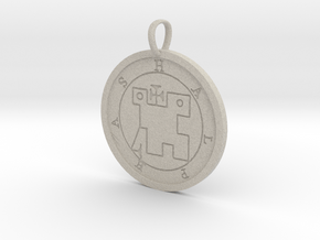 Halphas Medallion in Natural Sandstone