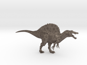 Spinosaurus 1/72 DeCoster in Polished Bronzed-Silver Steel