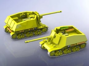 7,5cm Pak 40 (Sf) auf Geschützwagen H39(f) 1/200 in Tan Fine Detail Plastic