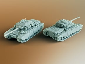 FV201 (A45) British Universal Tank Scale: 1:160 in Tan Fine Detail Plastic