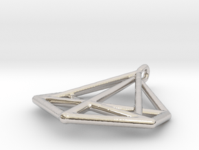 Triangle Pendant in Platinum
