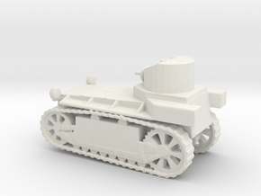 1/100 Scale T1E1 M1918 Staghound Armored Car in White Natural Versatile Plastic