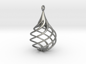 Pendant 1 - LR in Natural Silver