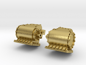 Cilinders SS 651, NS 8100 spoor 0 in Natural Brass